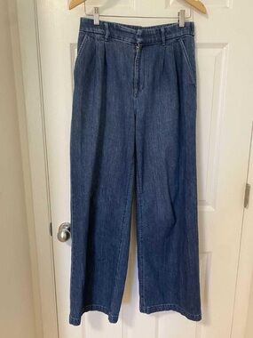 GAP Dark Denim Elastic Waist Pants